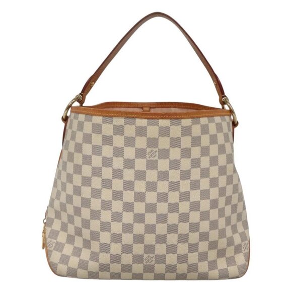 LOUIS VUITTON Damier Azur Delightful PM Shoulder Bag - Picture 1 of 15